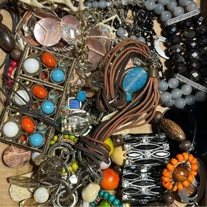 Multicolor Bohemian Beads Necklaces Earrings Bracelets bundle